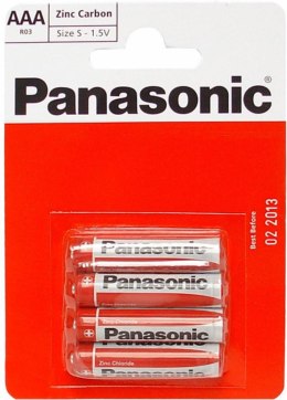 Bateria R03/4BP (AAA) PANASONIC (blister 4 szt.)