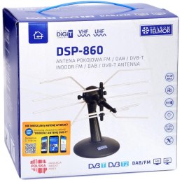 Antena pokojowa Telmor DSP-860 DVB-T2 aktywna