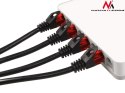 Przewód kabel patchcord UTP Maclean, wtyk-wtyk, cat6, 5m, czarny, MCTV-743
