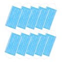 Maseczki medyczne CE EN 14683:2019 - zestaw - kolor niebieski 10 sztuk Promedix PR-280 BFE 98%