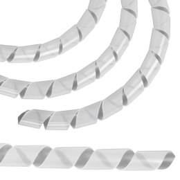 Osłona maskująca na kable Maclean MCTV-687T (20.4*22mm) 3m transparentna spirala