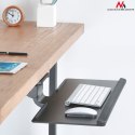 Uchwyt na klawiaturę podbiurkowy Maclean, regulowany, do pracy stojąco - siedzącej, max zmiana 34cm, MC-795