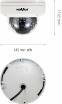 Kamera AHD multistandard wandaloodporna z obiektywem motor-zoom NVAHD-2DN5204MV/IR-1