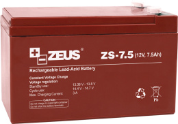 Akumulator bezobsługowy 7.5Ah 12V ZS-7.5