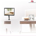 Uchwyt biurkowy do monitora LCD Maclean, pojedyncze ramię, VESA 75x75 oraz 100x100, 13-32", 8kg, MC-752