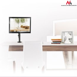 Uchwyt biurkowy do monitora LCD Maclean, pojedyncze ramię, VESA 75x75 oraz 100x100, 13-32