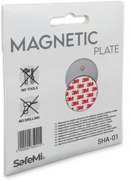 Płytki magnetyczne montażowe do czujników czadu, dymu SHA-01