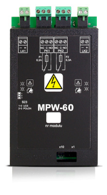 Moduł 2 przekaźników wysokonapięciowych + 2wej kontrolne MPW-60