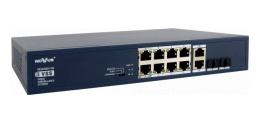 Przełącznik sieciowy zarządzalny PoE+ 8-portowy NVS-3308SP