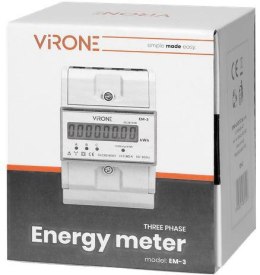 Wskaźnik zużycia energii 3 fazowy Virone EM-3