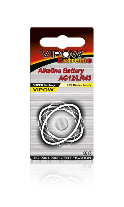 Bateria VIPOW EXTREME AG12 1szt/blist.
