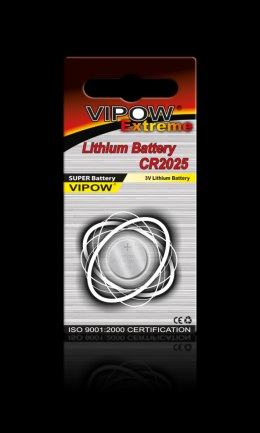 Bateria VIPOW EXTREME CR2025 1szt/blist.