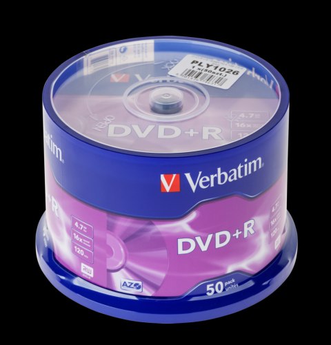 DVD+R x16 VERBATIM 4,7GB CAKE 50szt