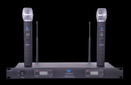 Mikrofon PLL-200 UHF 2 kanały (2 mikrofony do ręki)