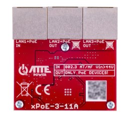 XPoE-3-11A - repeater/switch 3-portowy PoE