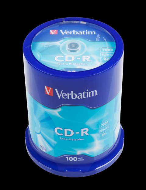 CD-R Verbatim 700MB EP 52x cake100szt.
