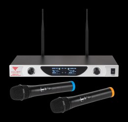 Mikrofon bezprzewodowy UHF Azusa dwukanałowy SE-2022