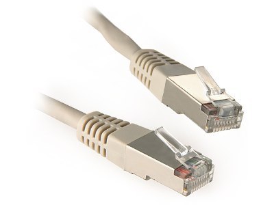 PATCHCORD KAT5E FTP 2M SZARY