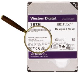 DYSK DO REJESTRATORA HDD-WD181PURP 18TB 24/7 WESTERN DIGITAL