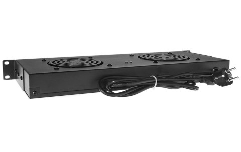 Panel wentylacyjny RACK FANS2-B - 2 wentylatory Panel wentylacyjny RACK FANS2-B - 2 wentylatory
