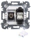 GNIAZDO KOŃCOWE SANTRA/4190-10/EPN TYP F + RJ45 Elektro-Plast