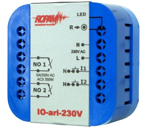 IO-ari-230V - sterownik 230V AC IO-ari-230V - sterownik 230V AC
