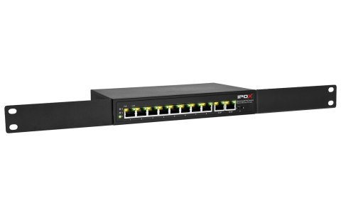 PX-S10-P8G-U2G-TP130HI - switch gigabitowy PoE 8-port + 2 RJ45 (rack)