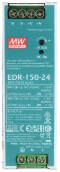 ZASILACZ IMPULSOWY EDR-150-24 MEAN WELL ZASILACZ IMPULSOWY EDR-150-24 MEAN WELL