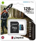 Karta pamięci microSD Kingston Canvas Go Plus microSDXC C10 UHS-I 128GB Karta pamięci microSD Kingston Canvas Go Plus microSDXC C10 UHS-I 128GB