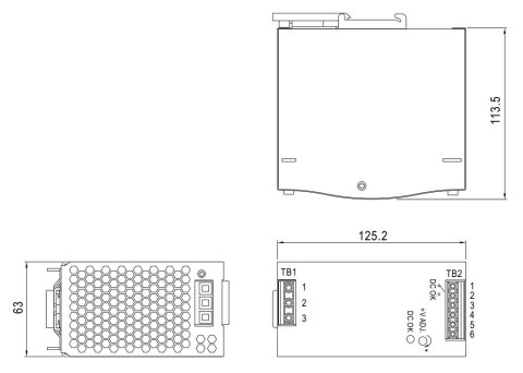 ZASILACZ IMPULSOWY SDR-240-24 MEAN WELL ZASILACZ IMPULSOWY SDR-240-24 MEAN WELL