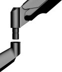 Uchwyt do monitora 17"-45" Spacetronik SPA-S110B USB Uchwyt do monitora 17"-45" Spacetronik SPA-S110B USB