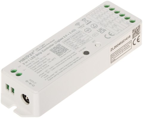 STEROWNIK OŚWIETLENIA LED ZL5 ZigBee, 2.4 GHz, RGBCCT (RGBWW) 12 ... 48 V DC MiBOXER / Mi-Light STEROWNIK OŚWIETLENIA LED ZL5 ZigBee, 2.4 GHz, RGBCCT (RGBWW) 12 ... 48 V DC MiBOXER / Mi-Light