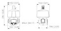 KAMERA IP OBROTOWA ZEWNĘTRZNA SD3E405DB-GNY-A-PV1 TiOC WizSense - 3.7 Mpx 2.7 ... 13.5 mm DAHUA