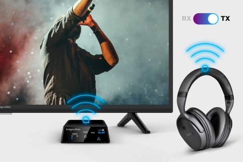 2w1 Odbiornik i Nadajnik Bluetooth HiFi Audio 2w1 Odbiornik i Nadajnik Bluetooth HiFi Audio