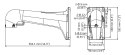 UCHWYT KAMERY DS-1603ZJ Hikvision UCHWYT KAMERY DS-1603ZJ Hikvision