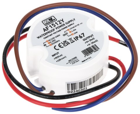 ZASILACZ IMPULSOWY 12V/1.25A-TP-V2 MW POWER