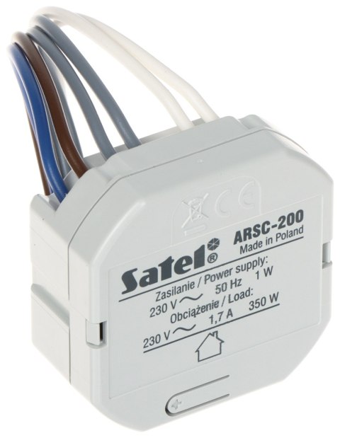INTELIGENTNY STEROWNIK ROLET ARSC-200 BE WAVE 230 V AC SATEL INTELIGENTNY STEROWNIK ROLET ARSC-200 BE WAVE 230 V AC SATEL