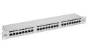 PP24H-1U-FTP6/W - patch panel 19" - 24-porty FTP 6