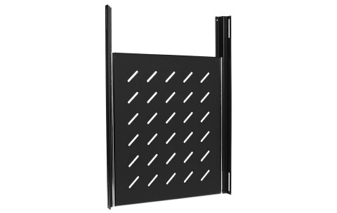 PWD1000/B - półka wysuwana 19" 1U z mocowaniem bocznym o głębokości 500mm PWD1000/B - półka wysuwana 19" 1U z mocowaniem bocznym o głębokości 500mm
