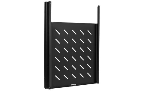 PWD1000/B - półka wysuwana 19" 1U z mocowaniem bocznym o głębokości 500mm PWD1000/B - półka wysuwana 19" 1U z mocowaniem bocznym o głębokości 500mm