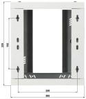 SZAFA RACK WISZĄCA S-RC10-6U-300GG STALFLEX