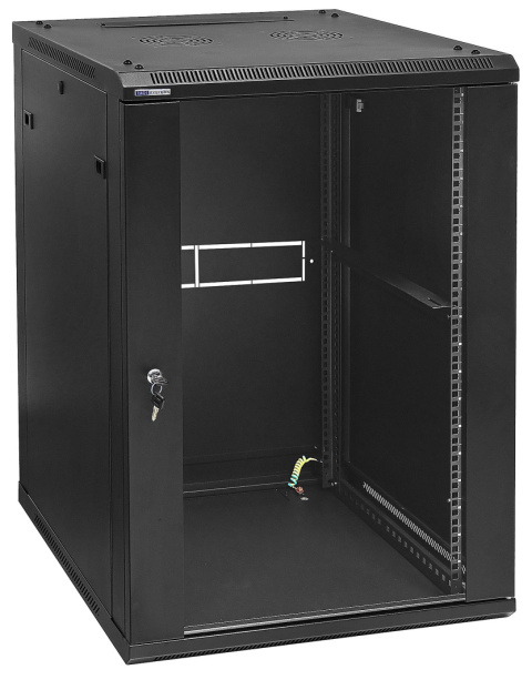 W6618/B - szafa Rack 19" - 600x600x18U