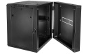 D6612ZL/B - szafa Rack 19" dwusekcyjna - 600x600x12U