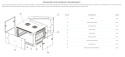 D6612ZL/B - szafa Rack 19" dwusekcyjna - 600x600x12U