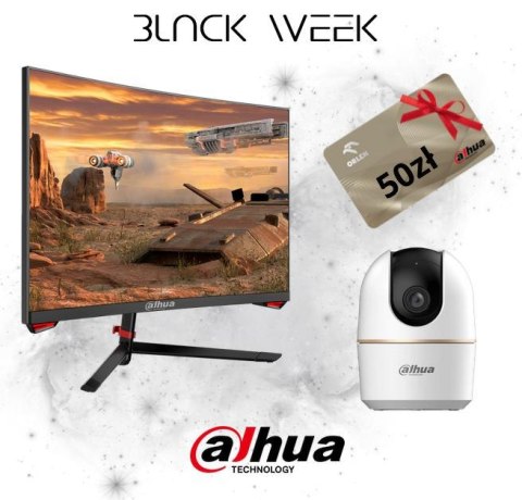 Zestaw Monitor DAHUA LM27-E230C 27" VA, 165Hz, Curved + Gratis