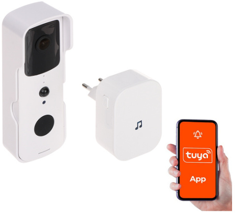 DZWONEK BEZPRZEWODOWY Z KAMERĄ ATLO-DBCT-TUYA-V2 Wi-Fi, Tuya Smart DZWONEK BEZPRZEWODOWY Z KAMERĄ ATLO-DBCT-TUYA-V2 Wi-Fi, Tuya Smart