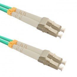 PATCHCORD ŚWIATŁOWODOWY MM 1M DUPLEX 50/125um OM3, LC/UPC-LC/UPC