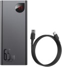 Powerbank Baseus Adaman Digital Display PPIMDA-D01 20000mAh 65W PD QC 3.0 2x USB-A 1x USB-C + KABEL Powerbank Baseus Adaman Digital Display PPIMDA-D01 20000mAh 65W PD QC 3.0 2x USB-A 1x USB-C + KABEL
