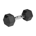 Hantle żeliwne gumowane HEX 2x6 kg REBEL ACTIVE