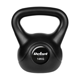 Kettlebell bitumiczny 14 kg REBEL ACTIVE